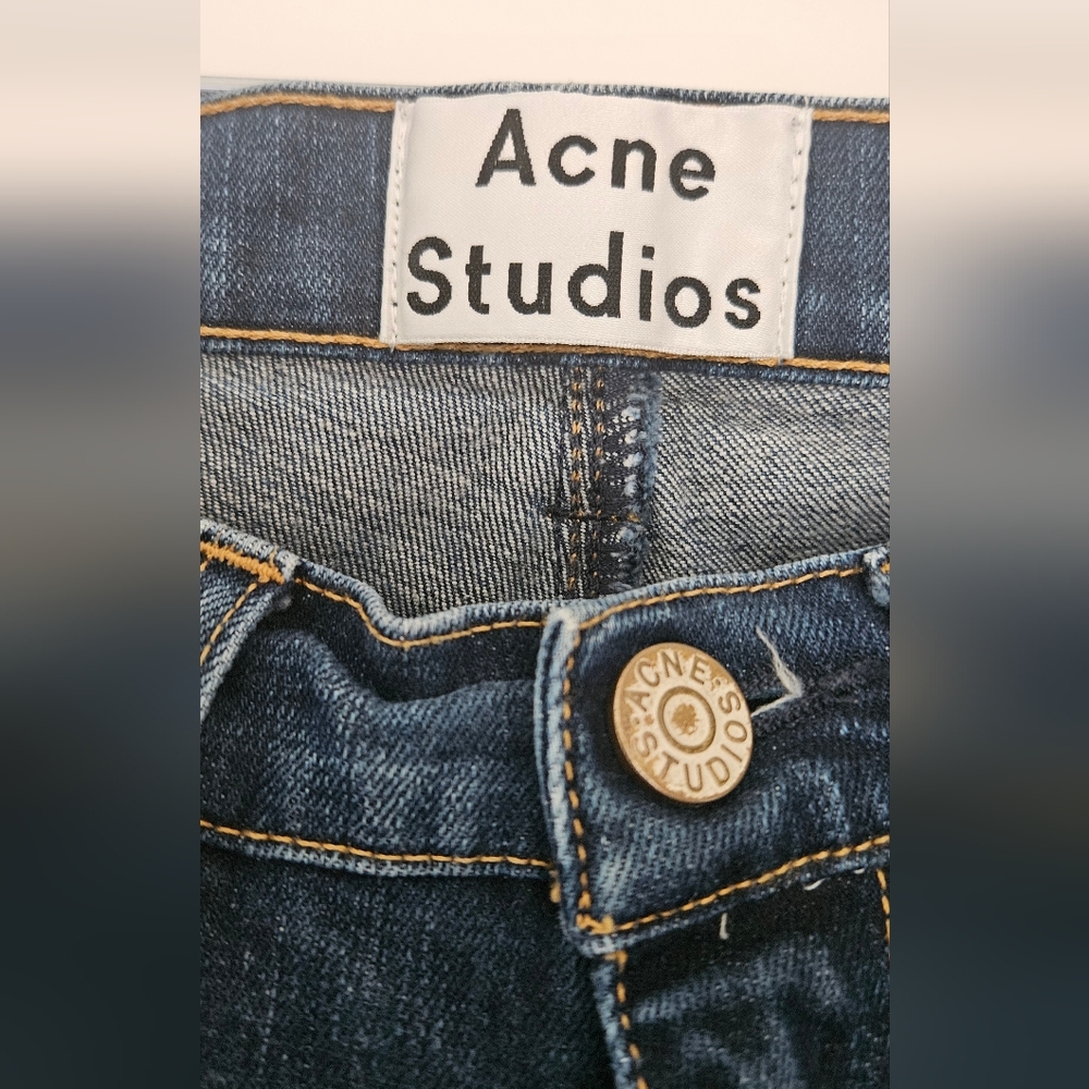 Acne Studios Blue Slim Men Jeans